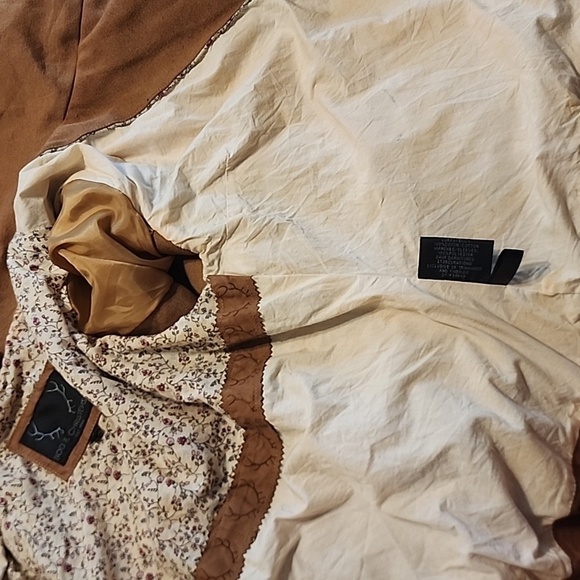 Bod & Christensen leather moto jacket brown size large - Picture 14 of 16